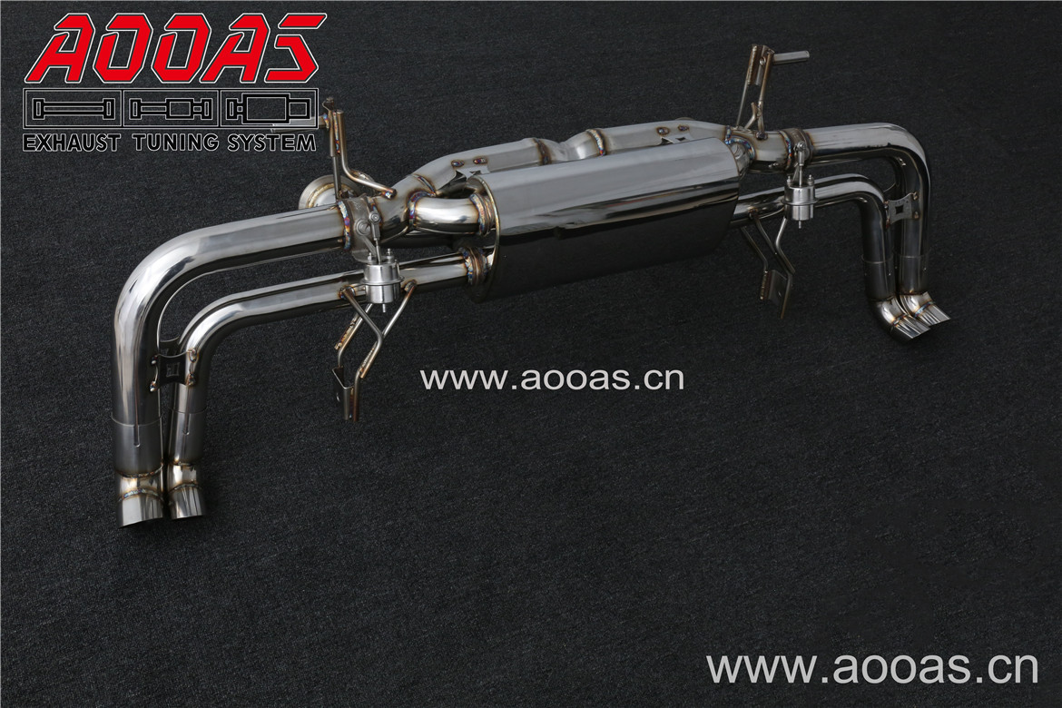 Audi 20 R8 V10 5.2     All SS304 / Valvetronic Muffler System